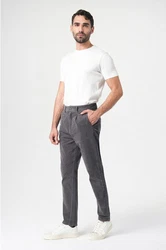 Miracle of Denim 5-Pocket Jeans Heiko Chino Dunkelgrau/Grau/Hellgrau/Blau