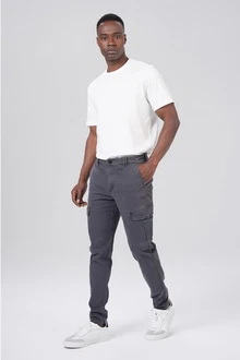 Miracle of Denim 5-Pocket-Jeans Edin Cargo Hellgrau/Dunkelblau/Blau/Grau/Lila/Dunkelgrau