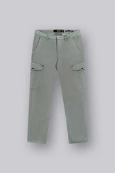 Miracle of Denim 5-Pocket-Jeans Edin Cargo Khaki/Dunkelgrün/Grün