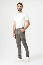 Miracle of Denim 5-Pocket-Jeans Edin Cargo Khaki/Dunkelgrün/Grün