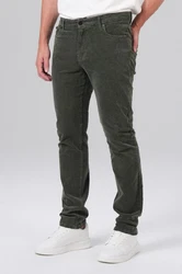 Miracle of Denim 5-Pocket Jeans Cornell Regular Dunkelgrün/Khaki/Grün