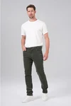 Miracle of Denim 5-Pocket Jeans Cornell Regular Dunkelgrün/Khaki/Grün