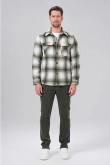 Miracle of Denim Kurzarmhemd Men Flanell Shirt