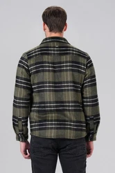 Miracle of Denim Hemdjacke Men Shirt Dunkelgrün/Grün