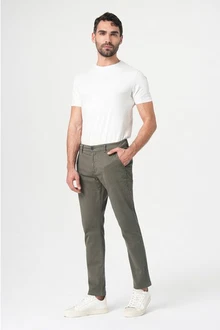 Miracle of Denim 5-Pocket Jeans Harry Chino Khaki/Hellgrün/Grün/Dunkelgrün/Hellgrau