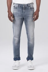 Miracle of Denim 5-Pocket Jeans Marcel Slim Hellblau/Grau/Blau