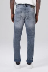 Miracle of Denim 5-Pocket Jeans Marcel Slim Hellblau/Grau/Blau