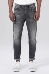 Miracle of Denim 5-Pocket Jeans Alf Tapered Hellgrau/Dunkelgrau/Grau