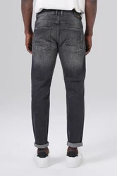 Miracle of Denim 5-Pocket Jeans Alf Tapered Hellgrau/Dunkelgrau/Grau