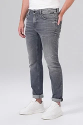 Miracle of Denim 5-Pocket-Jeans Ricardo Regular Hellgrau/Grau/Dunkelgrau