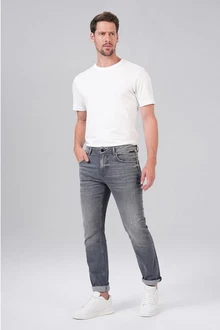 Miracle of Denim 5-Pocket-Jeans Ricardo Regular Hellgrau/Grau/Dunkelgrau