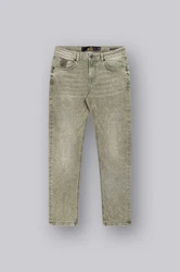 Miracle of Denim 5-Pocket Jeans Thommy Comfort Fit (1-tlg) Khaki/Dunkelgrün