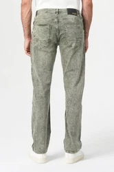 Miracle of Denim 5-Pocket Jeans Thommy Comfort Fit (1-tlg) Khaki/Dunkelgrün