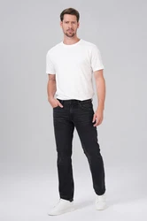 Miracle of Denim 5-Pocket Jeans Thommy Comfort Fit (1-tlg) Schwarz/Dunkelgrau/Grau