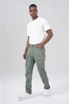 Miracle of Denim 5-Pocket Jeans Elias Cargo Khaki/Dunkelgrün/Grün/Hellgrün