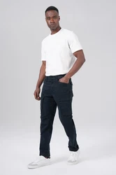 Miracle of Denim 5-Pocket Jeans Elias Cargo Dunkelblau/Blau