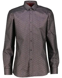 Langarmhemd Herren Freizeithemd ELISHA Slim Fit (1-tlg)