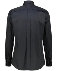 BOSS Langarmhemd Smokinghemd HANK Slim Fit Dunkelblau/Grau/Schwarz/Dunkelgrau