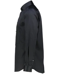 BOSS Langarmhemd Smokinghemd HANK Slim Fit Dunkelblau/Grau/Schwarz/Dunkelgrau
