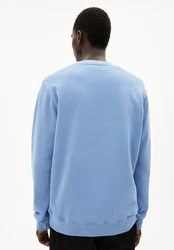 Armedangels Sweatshirt BAARO COMFORT Regular Fit Hellblau/Blau