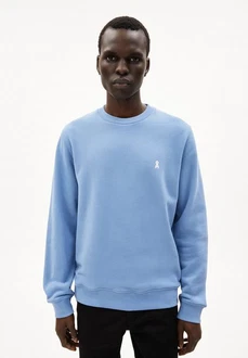 Armedangels Sweatshirt BAARO COMFORT Regular Fit Hellblau/Blau