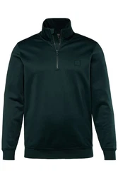 JP1880 Sweatshirt Sweat-Troyer QuickDry Dunkelgrün