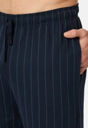 Schiesser Pyjamahose Mix Relax Dunkelblau/Blau