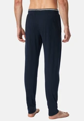 Schiesser Schlafanzug Hose Mix & Relax Dunkelblau/Blau