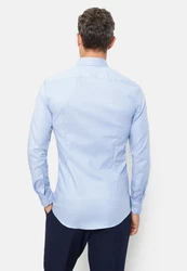 OLYMP Businesshemd No. Six Urban Kent Hellblau/Blau/Dunkelblau