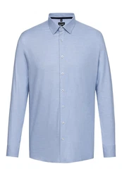 OLYMP Businesshemd No. Six Urban Kent Hellblau/Blau/Dunkelblau