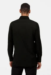 OLYMP Businesshemd Luxor modern fit Global Kent Schwarz/Dunkelblau
