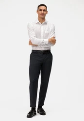 OLYMP Businesshemd Luxor modern fit Global Kent Weiß/Creme