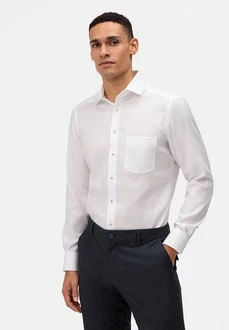 OLYMP Businesshemd Luxor modern fit Global Kent Weiß/Creme