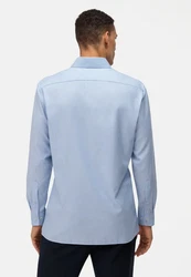 OLYMP Businesshemd Luxor modern fit Global Kent Hellblau/Blau/Dunkelblau