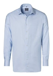 OLYMP Businesshemd Luxor modern fit Global Kent Hellblau/Blau/Dunkelblau