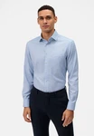 OLYMP Businesshemd Luxor modern fit Global Kent Hellblau/Blau/Dunkelblau