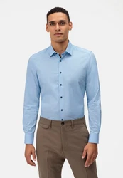 OLYMP Businesshemd Level Five New York Kent Hellblau/Blau