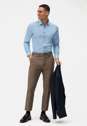 OLYMP Businesshemd Level Five New York Kent Hellblau/Blau