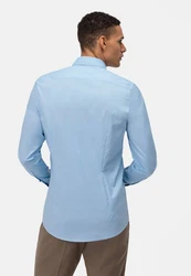 OLYMP Businesshemd Level Five New York Kent Hellblau/Blau