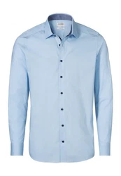 OLYMP Businesshemd Level Five New York Kent Hellblau/Blau
