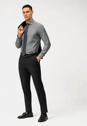 OLYMP Businesshemd Level Five, body fit, Royal Kent Dunkelgrau/Hellgrau/Grau/Dunkelblau/Blau