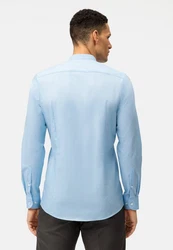 OLYMP Businesshemd Level Five Stehkragen Hellblau/Blau/Dunkelblau