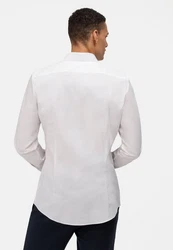 OLYMP Businesshemd No. Six Urban Kent Creme/Weiß