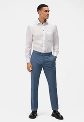 OLYMP Businesshemd Luxor modern fit Global Kent Weiß/Creme
