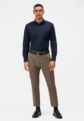 OLYMP Businesshemd Luxor modern fit Global Kent Dunkelblau/Blau/Hellblau
