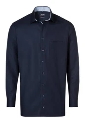 OLYMP Businesshemd Luxor modern fit Global Kent Dunkelblau/Blau/Hellblau