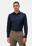 OLYMP Businesshemd Luxor modern fit Global Kent Dunkelblau/Blau/Hellblau