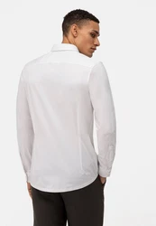 OLYMP Businesshemd No. Six 24/Seven Urban Kent Weiß/Creme/Braun