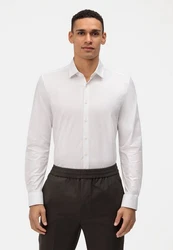 OLYMP Businesshemd No. Six 24/Seven Urban Kent Weiß/Creme/Braun