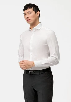 OLYMP Businesshemd Level Five Royal Kent Weiß/Creme